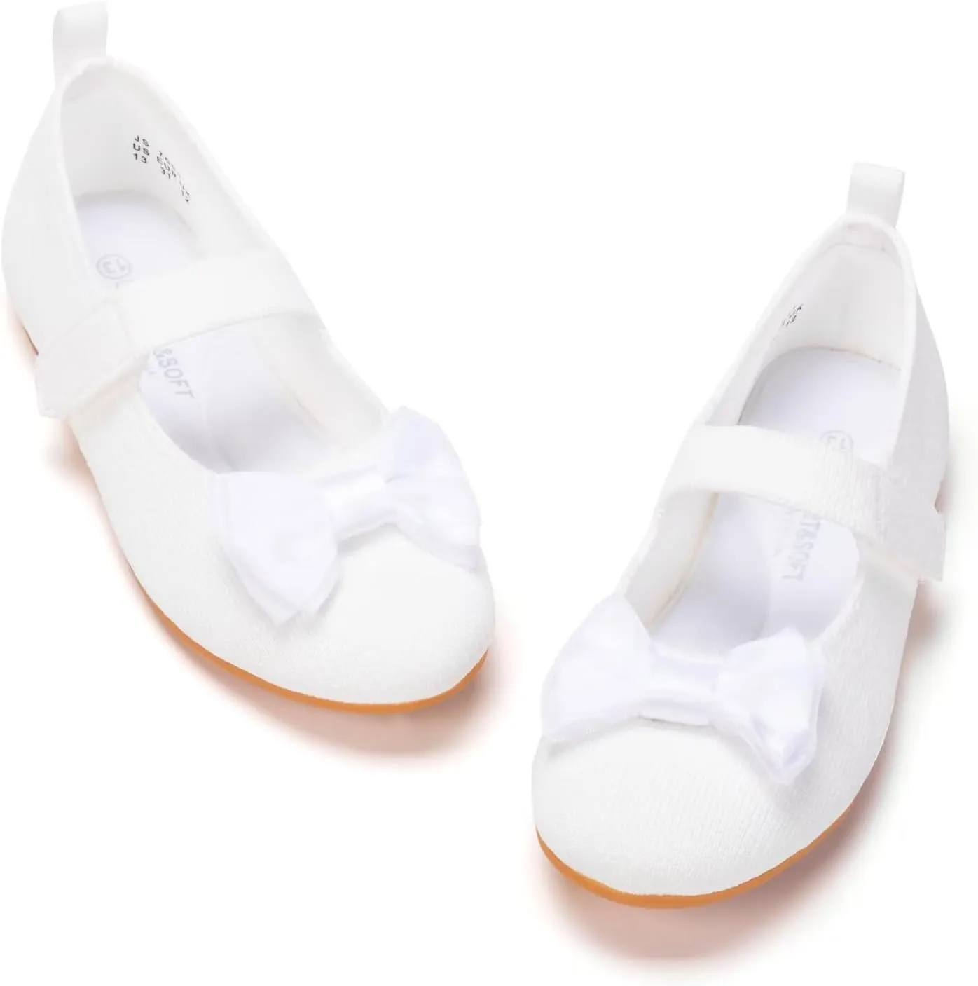 Frank Mully Girls Dress Shoes Mary Janes Girl Flats Slip on Ballet Flat Party School Shoes with Bow Toddler/Little Kid/Big Kid