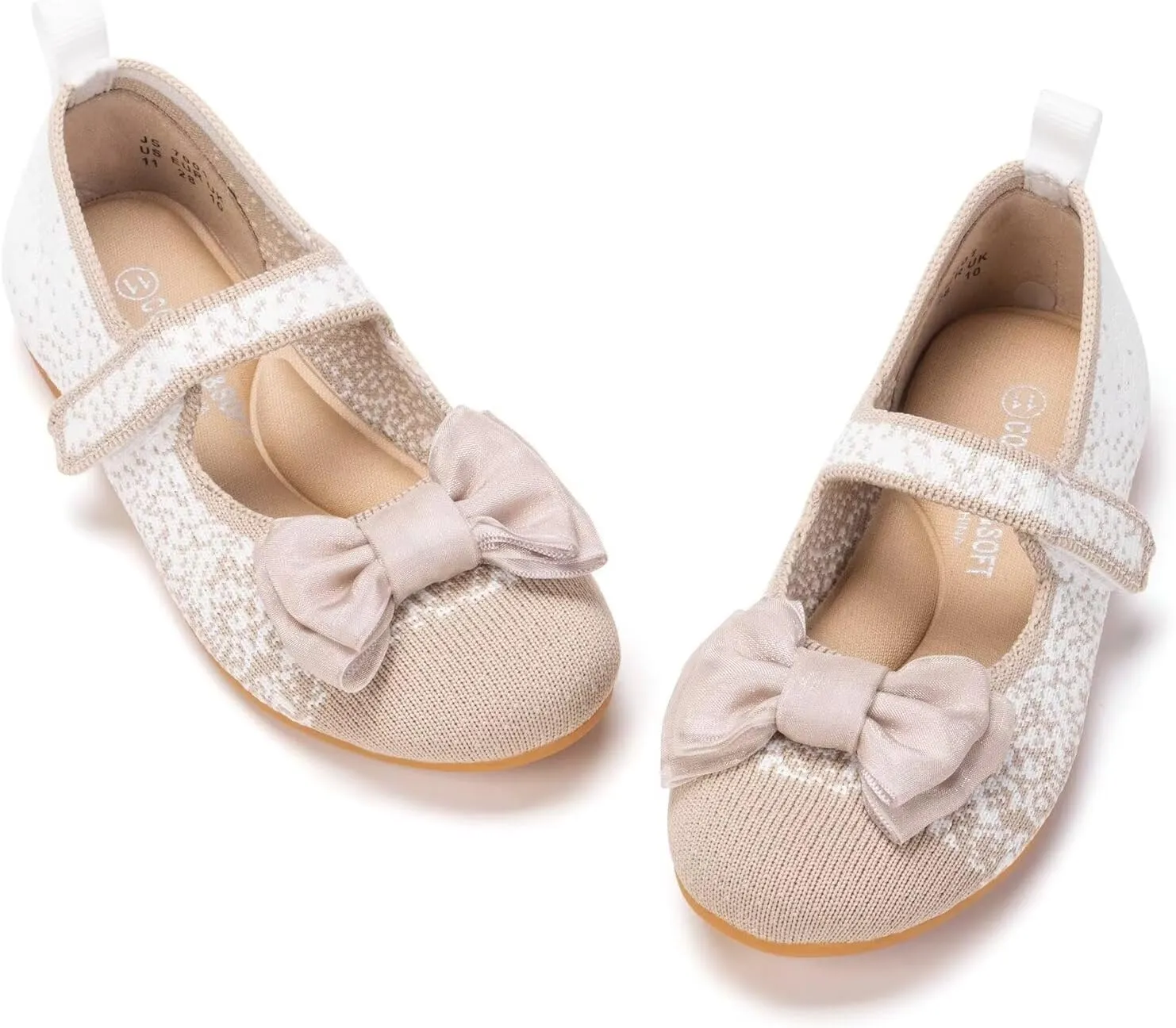 Frank Mully Girls Dress Shoes Mary Janes Girl Flats Slip on Ballet Flat Party School Shoes with Bow Toddler/Little Kid/Big Kid