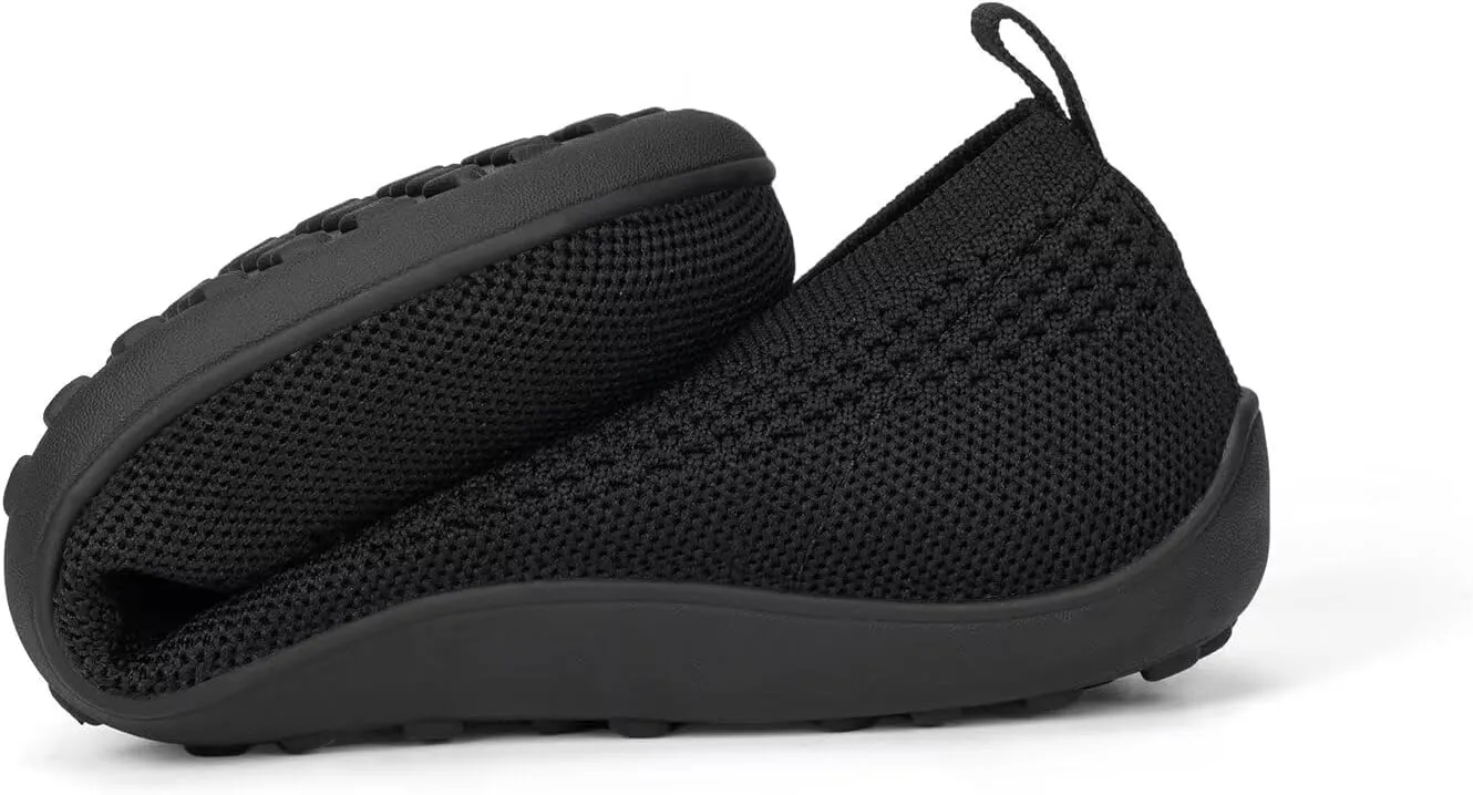 Frank Mully Womens Flat Shoes Wide Toe Box Knitted Flats Comfort Wide Width Walking Flats