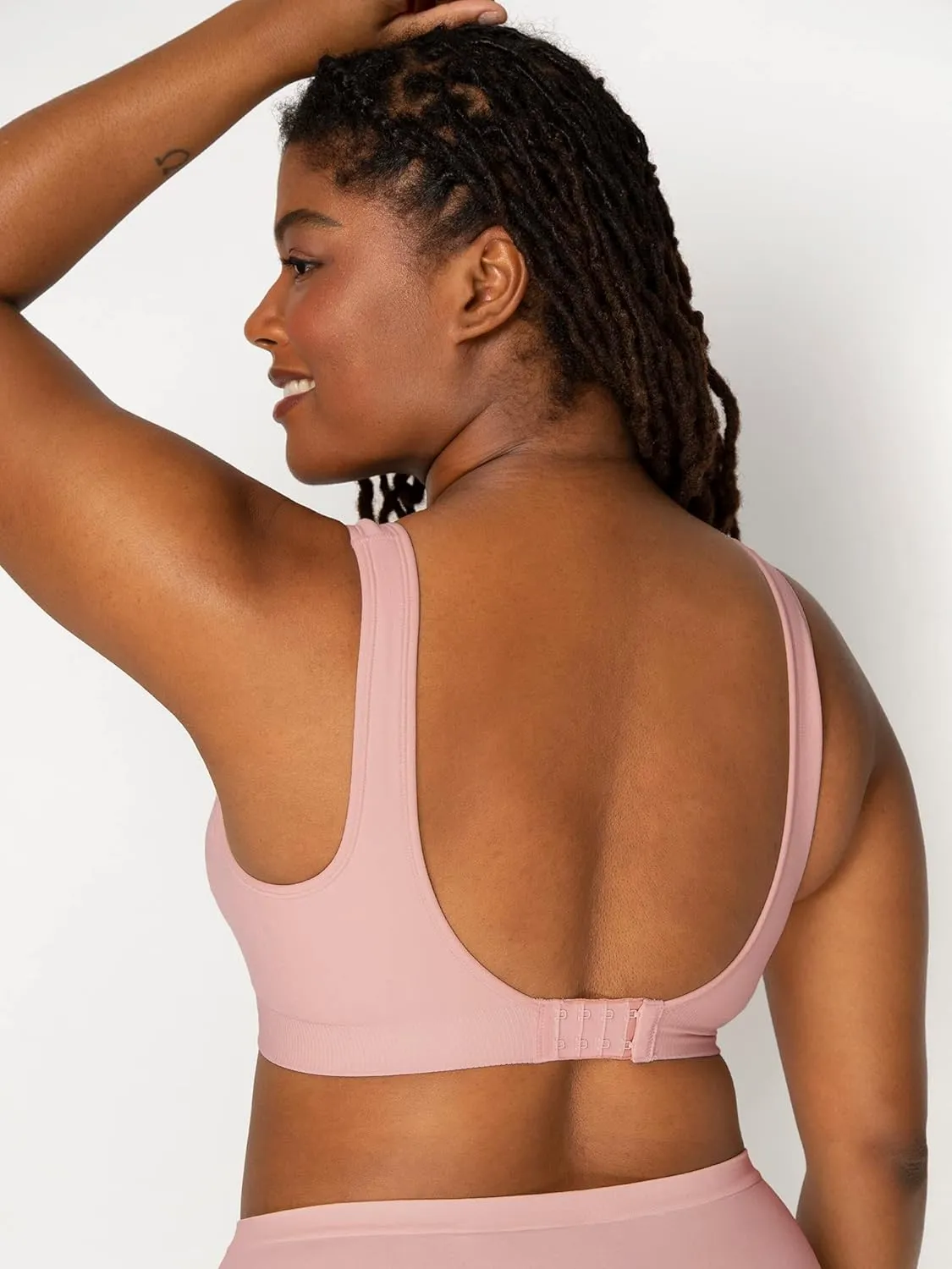 Fruit of the Loom Women's Wireless Full Coverage Bra Pack w/ Built In Pads - Smooth, Supportive & All-Day Comfort Fit