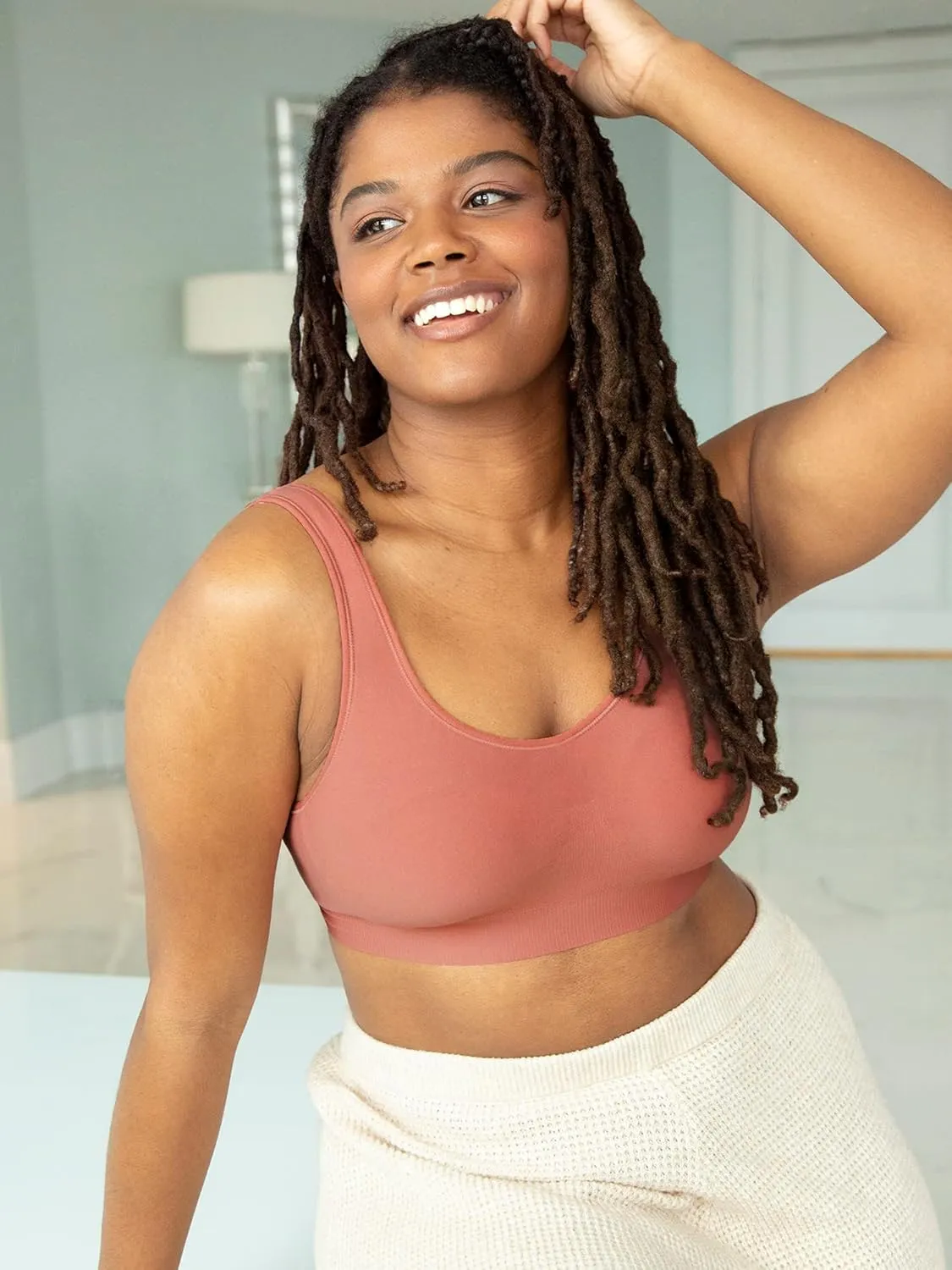 Fruit of the Loom Women's Wireless Full Coverage Bra Pack w/ Built In Pads - Smooth, Supportive & All-Day Comfort Fit