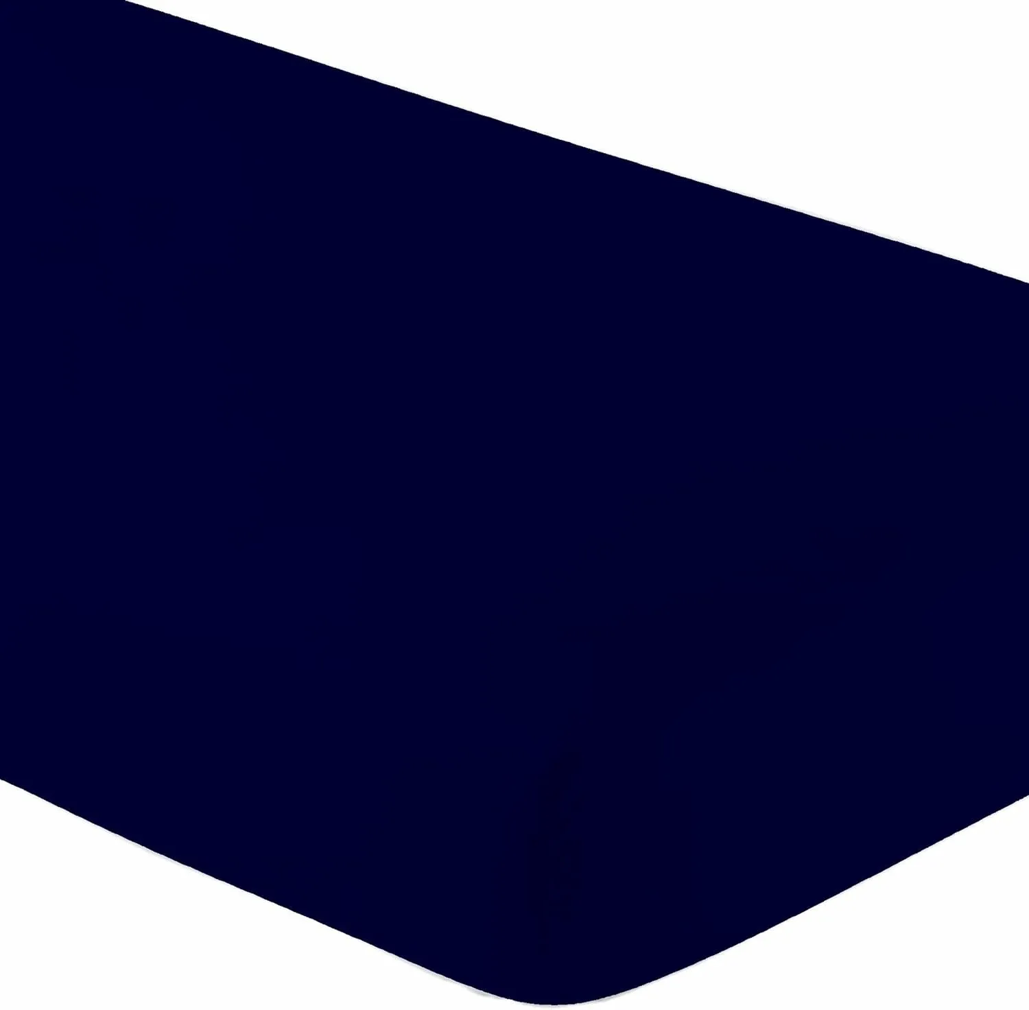 Full XL 100% Microfiber Double Brushed Sheet Set - Extra-Soft, Breathable & Wrinkle-Free - 15" Deep Pockets, 54" x 80" - Ideal for Extra Long Full Beds - 4PC Set (Full XL, Navy)