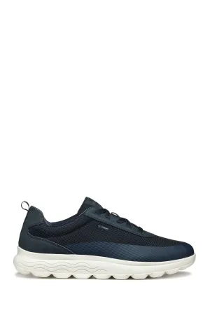 Geox Erkek Lacivert U Spherica A - Mesh   Nbk Synt Bağcıklı Kumaş Sneaker