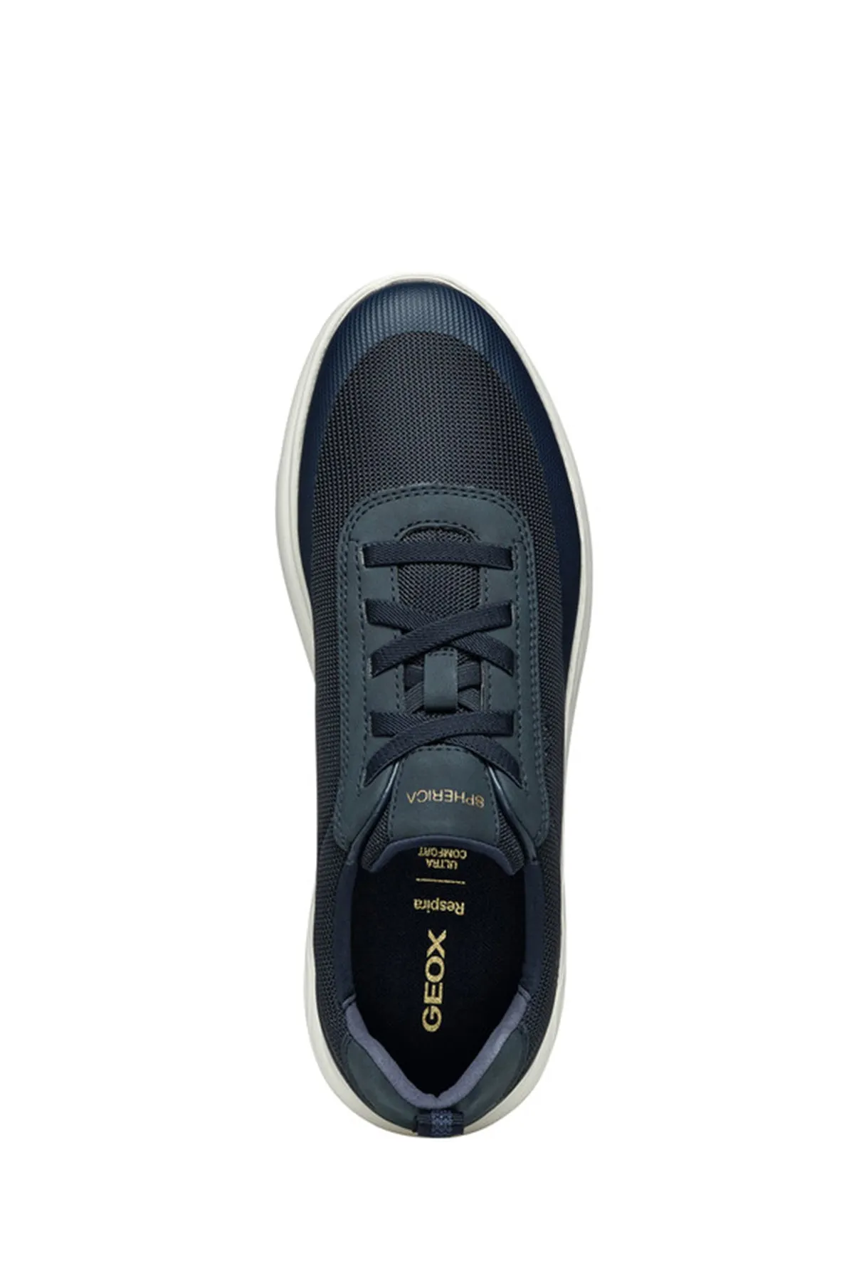 Geox Erkek Lacivert U Spherica A - Mesh   Nbk Synt Bağcıklı Kumaş Sneaker