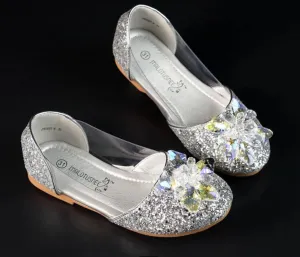 Girl Crystal Beaded Charming Diamond Flat Shoes