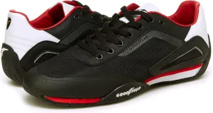 Goodyear Overdrive Racing Sneaker for Men, Pair, Athletic Auto Racing Footwear with Non-Slip EVA Rubber Soles, PU Leather Upper, Mesh Lining