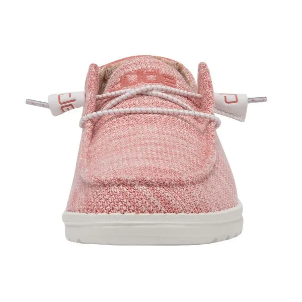 Hey Dude Coral Pearl Wendy Stretch Womens Casual Shoes 121415071