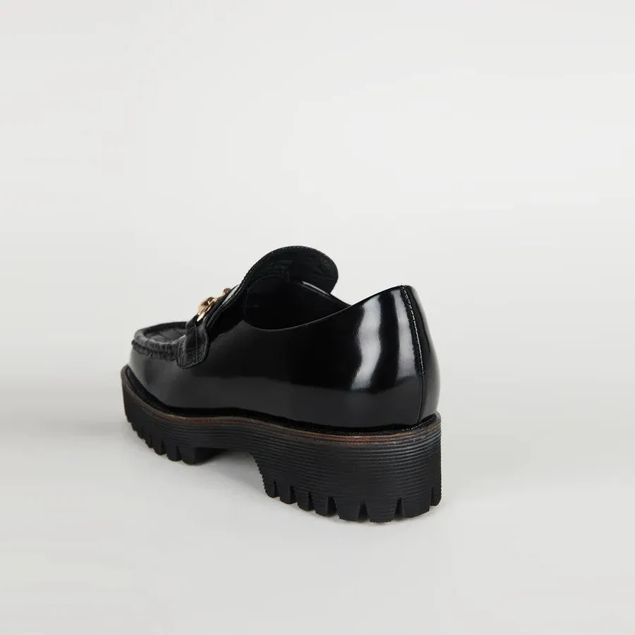 HK-2 Loafer (Black Croc)