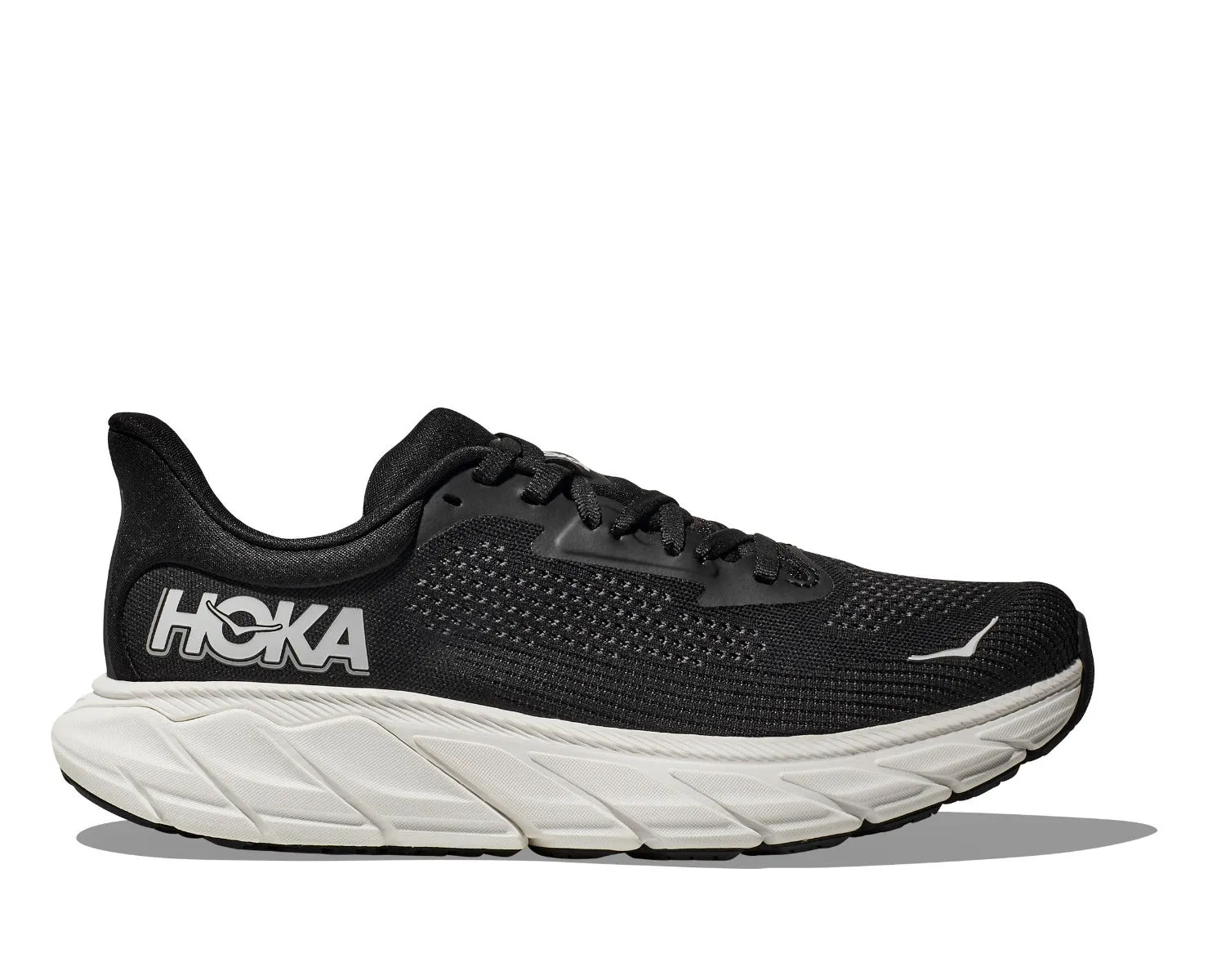 Hoka Black/White Arahi 7 Men's Running Shoes 1147850-BWHT