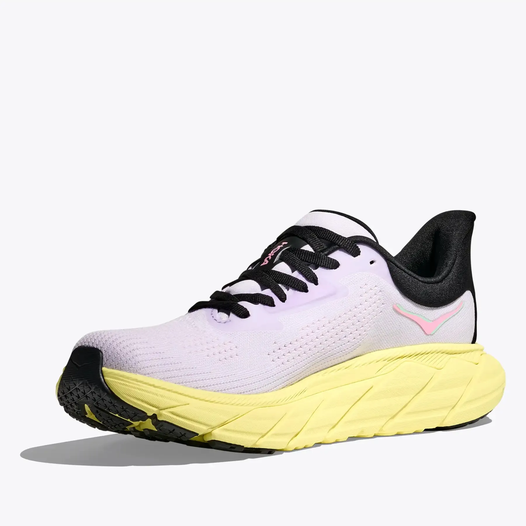 Hoka Women's Arahi 7 Wide Fit Running Shoes Starlight Glow / Yuzu