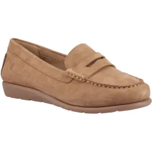 Hush Puppies Shelby Suede Suede Women's Tan Loafers