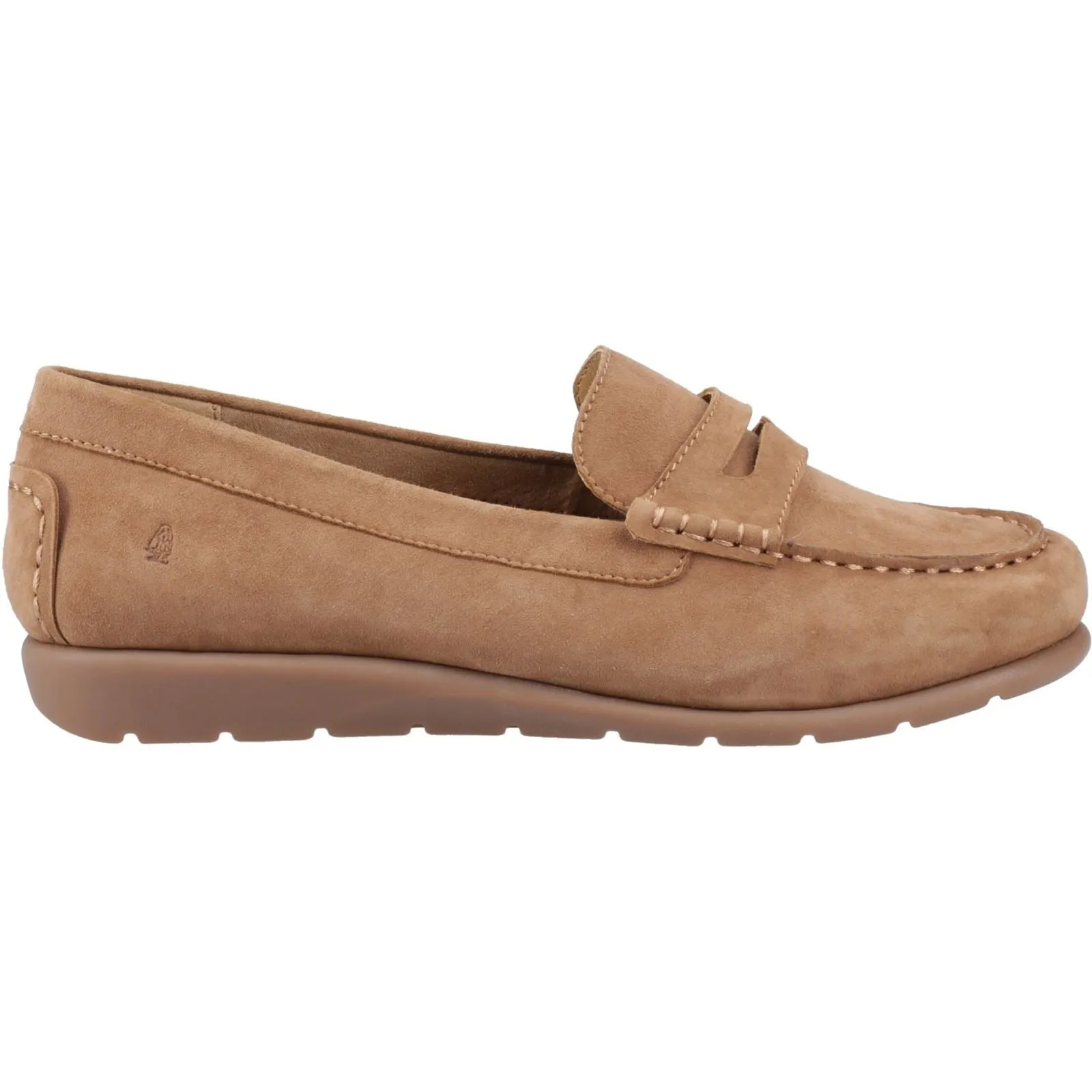 Hush Puppies Shelby Suede Suede Women's Tan Loafers