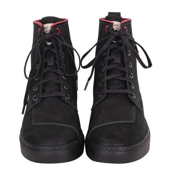 Indian Motorcycle Men's Leather Bryant Sneaker, Black | 2860667