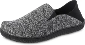 isotoner Men's Recycled Sport Knit Miles Closed Back Slip on Slipper, Black, 8-9