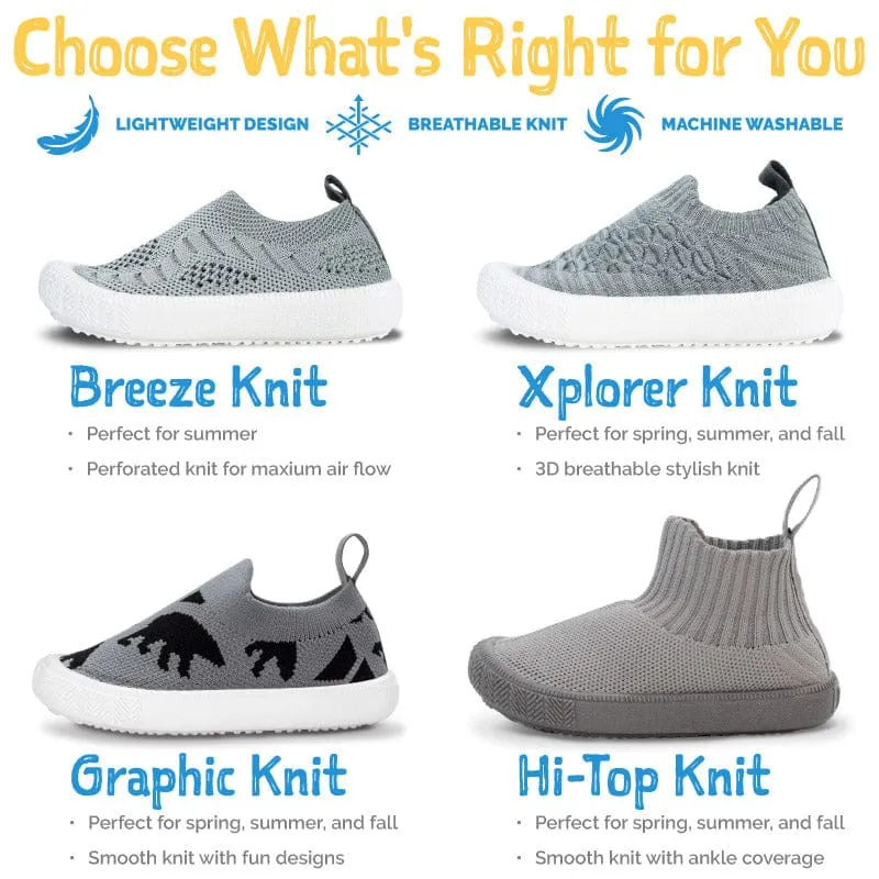 Jan & Jul Graphic Knit Me-Put-On Sneaker Shoes