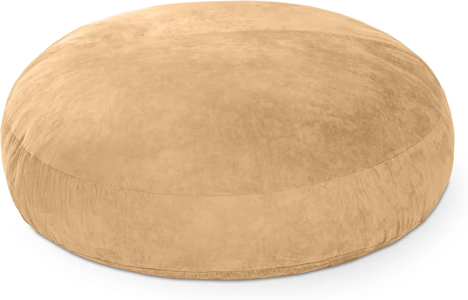 Jaxx 6 Foot Cocoon - 2-in-1 Convertible Bean Bag Bed & Large Bean Bag Chair for Adults, Camel