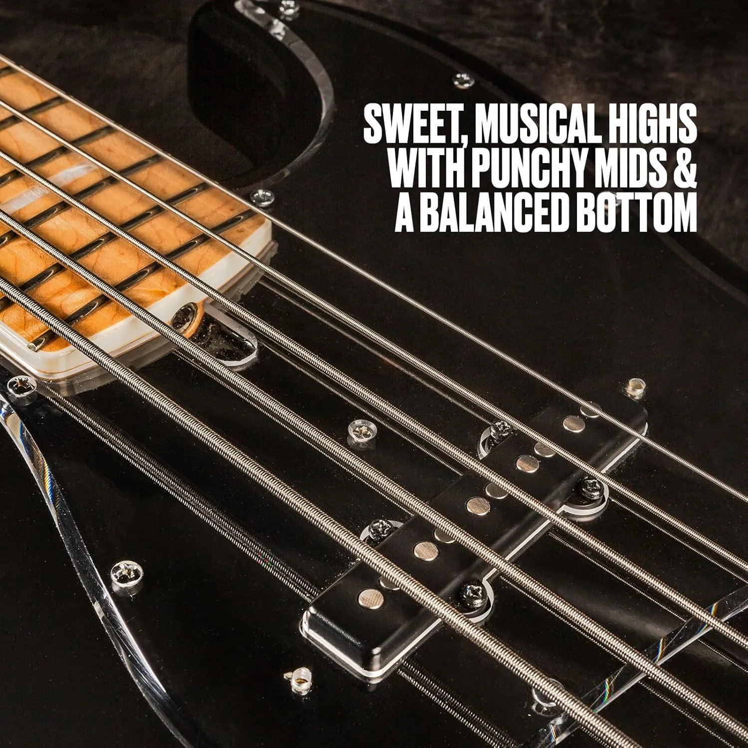 Jim Dunlop 45-105 Super Bright Nickel Wound Bass Strings 45-100 (DBSBN45105)