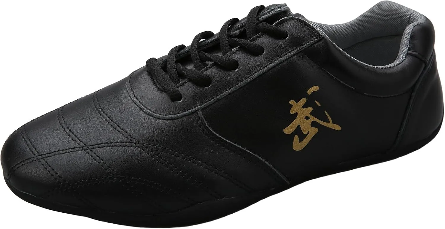 JiuQing Men's Martial Arts Shoes Tai Chi Training Shoes Soft Bottom Non-Slip Barefoot Wing Chun Shaolin Kung Fu Shoes
