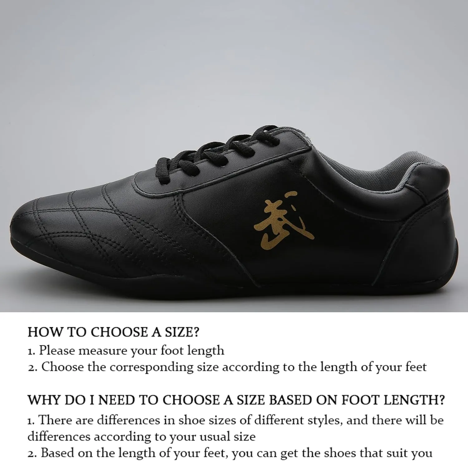 JiuQing Men's Martial Arts Shoes Tai Chi Training Shoes Soft Bottom Non-Slip Barefoot Wing Chun Shaolin Kung Fu Shoes