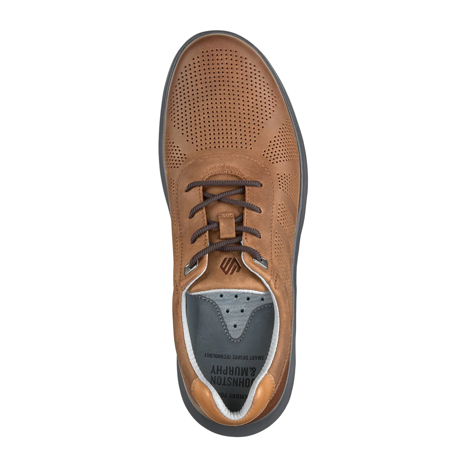 Johnston & Murphy Activate U-Throat Sneaker (Men) - Brown Oiled Full Grain