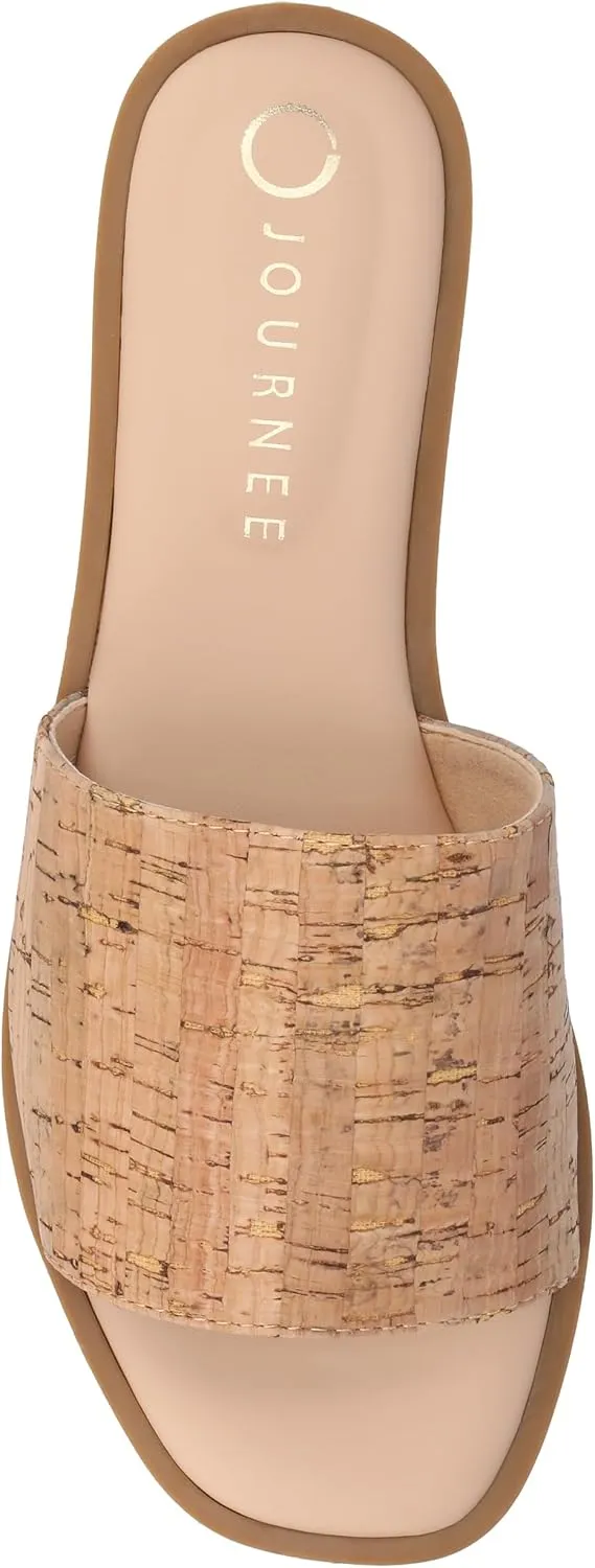 Journee Collection Women's Prisilla Slide Sandal