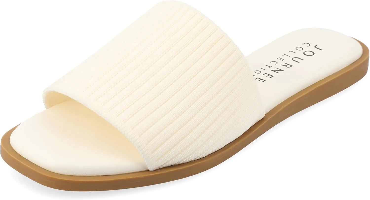 Journee Collection Women's Prisilla Slide Sandal