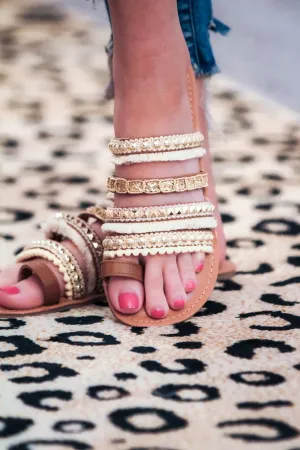 Kenley Strappy Slide Sandals