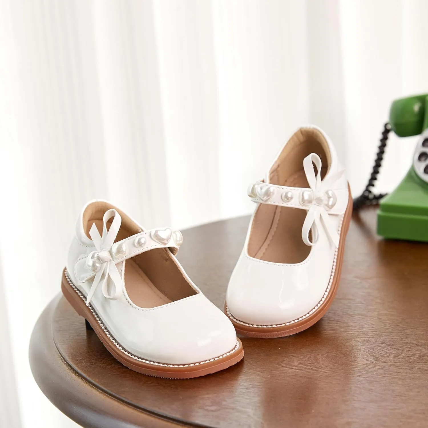 Kiderence Girls Flat Dress Shoes School Oxfords Marry Jane (Toddler/Little Kids)