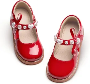 Kiderence Girls Flat Dress Shoes School Oxfords Marry Jane (Toddler/Little Kids)