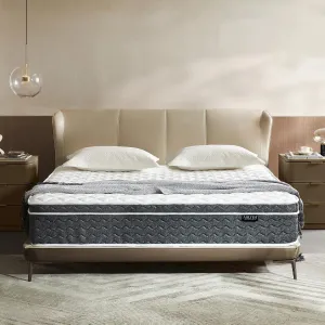 King Mattress 12 Inch Hybrid Mattress King - Memory Foam & Individually Pocket Coils Springs | Pressure Relief | Motion Isolation, Edge Support | CertiPUR-US Certified | Medium Firm
