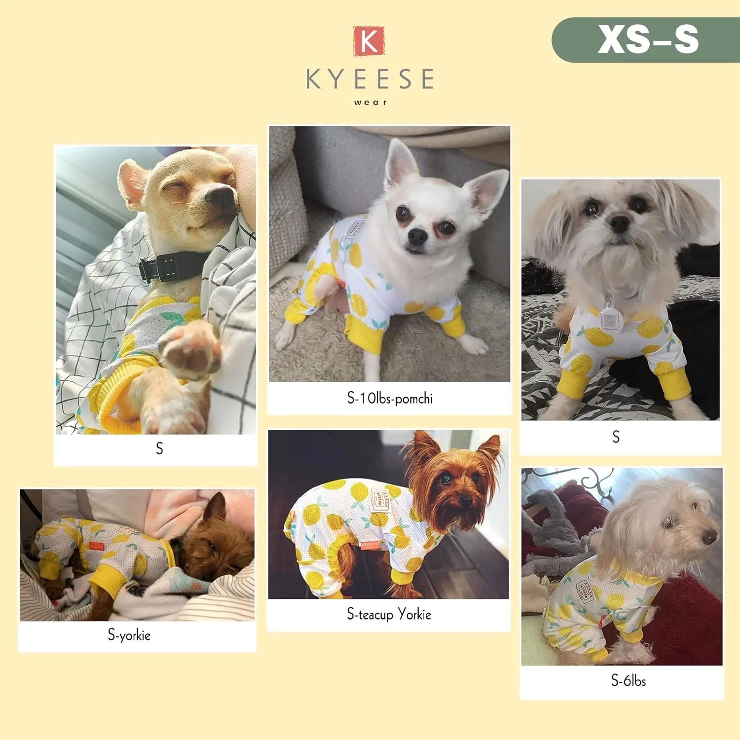 KYEESE Dog Pajamas Mesh Summer Pjs for Small Dogs Quick-Dry Cat Pajamas Lightweight Pet Costume Breathable Puppy Clothes Comfy Onesie UV-Blocking Doggie Jammies Flamingo Pattern, Small