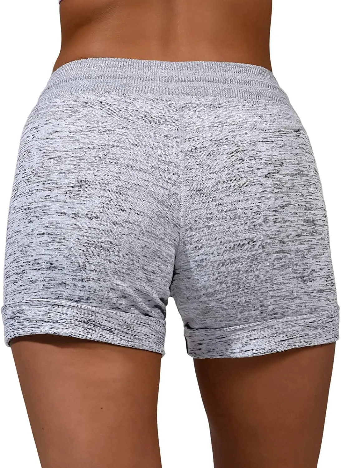 LANMERTREE Sweat Shorts for Women Summer Beach Casual Drawstring Shorts Running Short Workout Lounge Shorts with Pockets