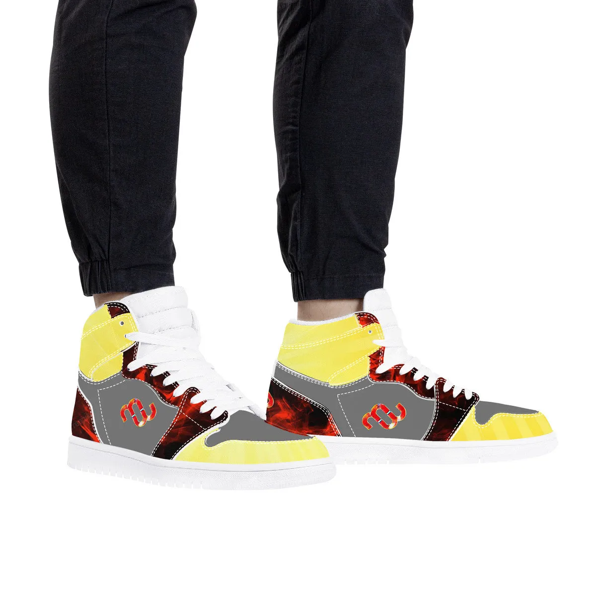 Leather High Synthetic Real-time tracking D17 Sneaker Money Top Bushae Waterproof