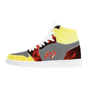 Leather High Synthetic Real-time tracking D17 Sneaker Money Top Bushae Waterproof