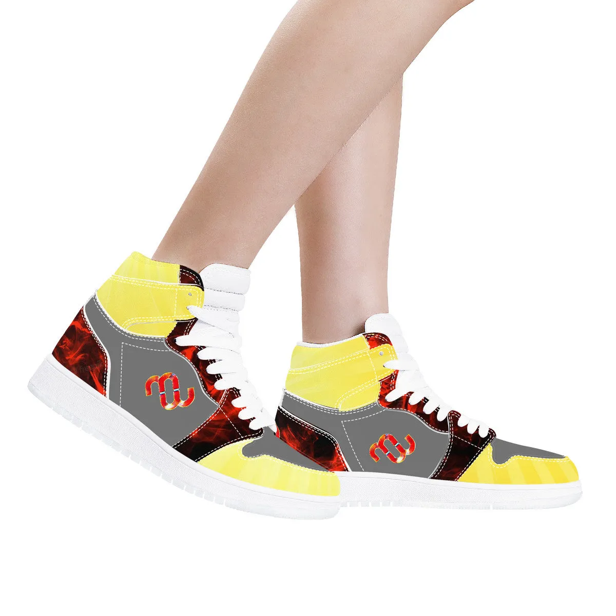 Leather High Synthetic Real-time tracking D17 Sneaker Money Top Bushae Waterproof