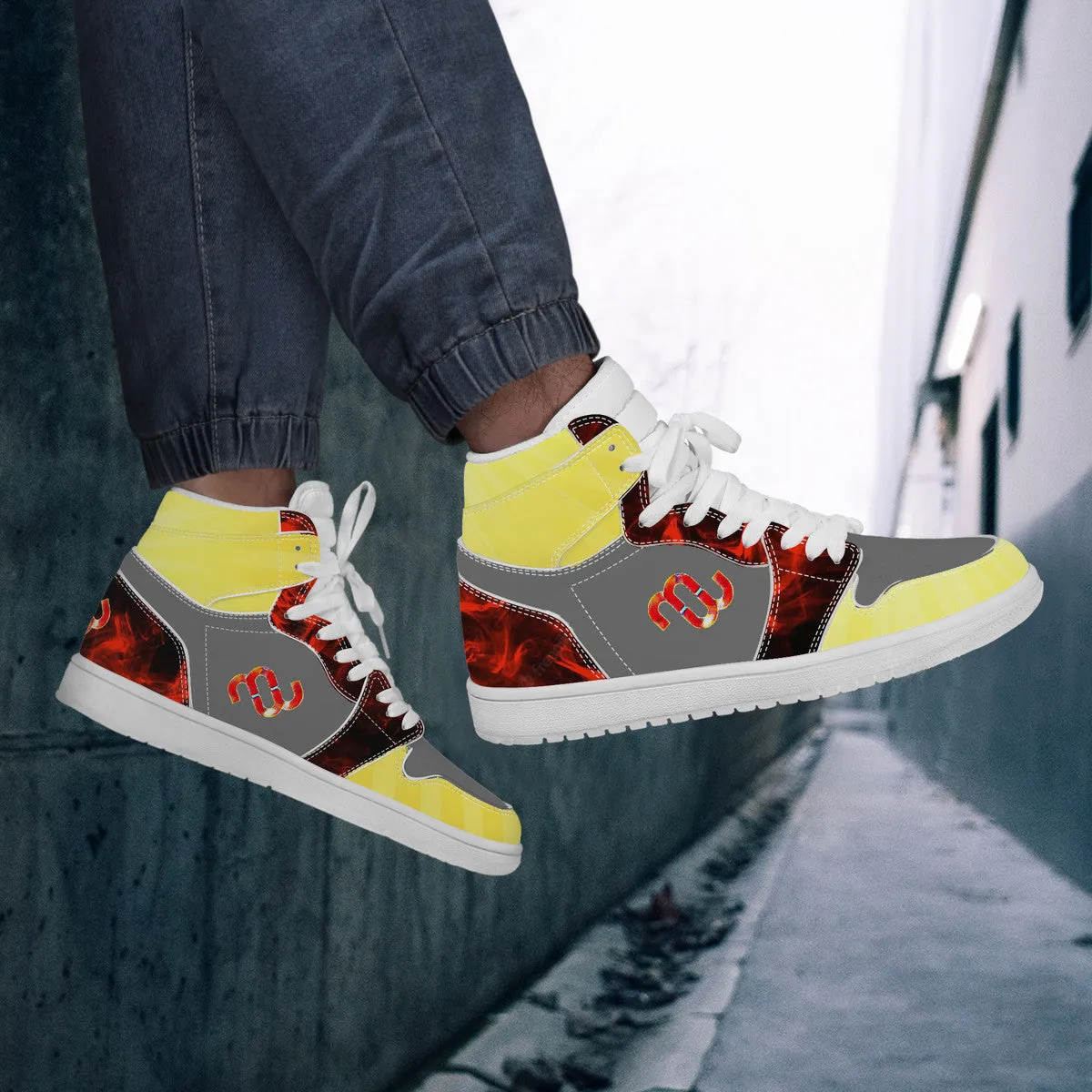 Leather High Synthetic Real-time tracking D17 Sneaker Money Top Bushae Waterproof