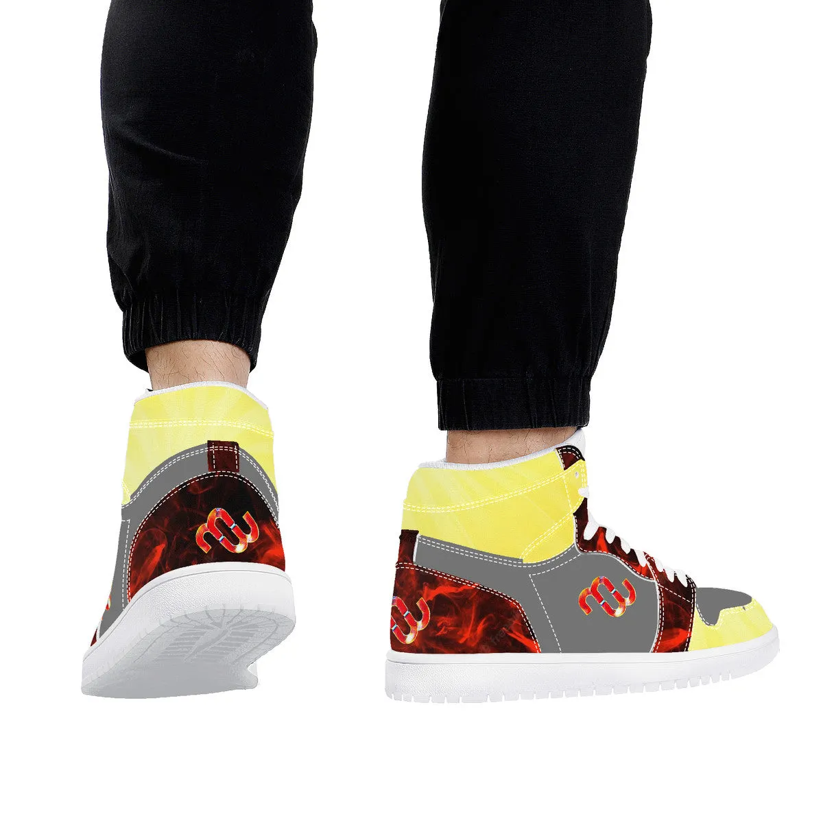 Leather High Synthetic Real-time tracking D17 Sneaker Money Top Bushae Waterproof