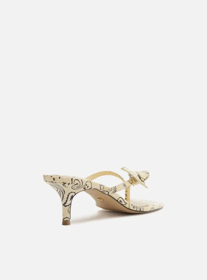 Lidia Mid Stiletto Paisley Sandal