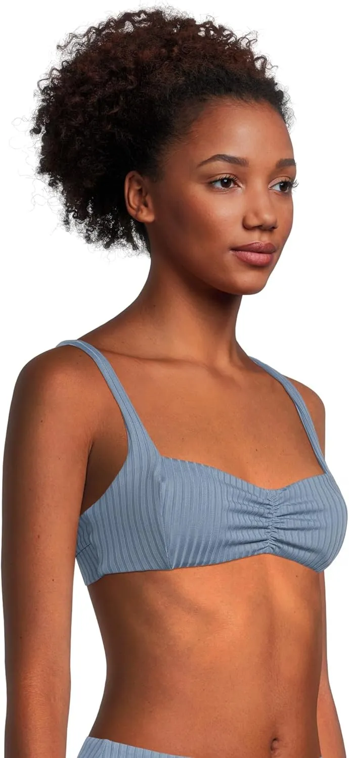 L*Space Effie Bikini Top for Women, Medium Support, Bralette Fit, Wide Over The Shoulder Straps, Cutout Back & Removable Pads