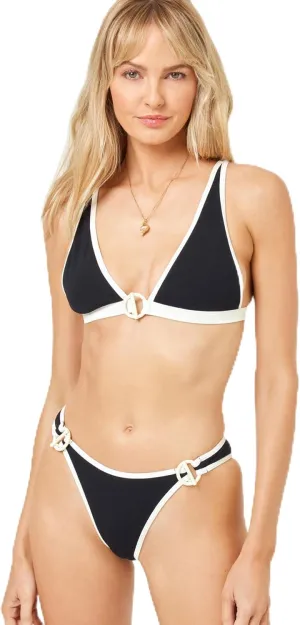 L*Space LSpace Women's Caicos Tanga Bikini Bottoms