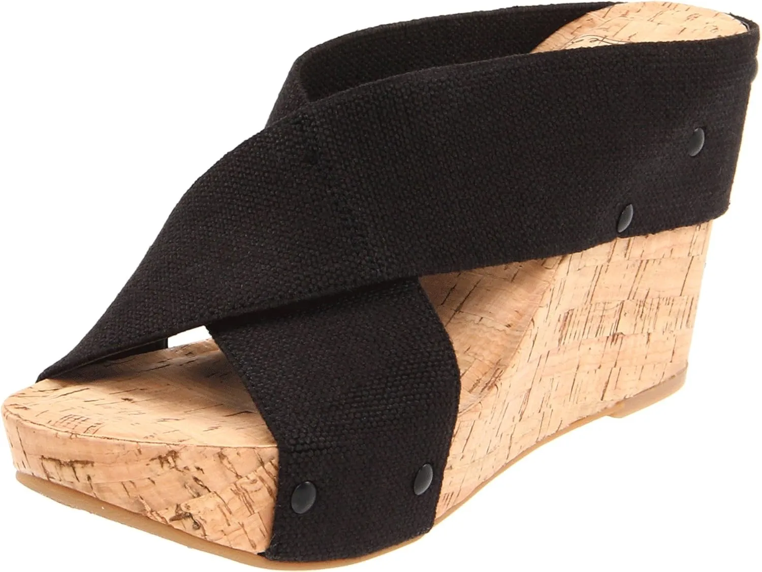 Lucky Brand Women's MILLER2, Black Linels, 6 M US