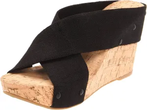 Lucky Brand Women's MILLER2, Black Linels, 6 M US