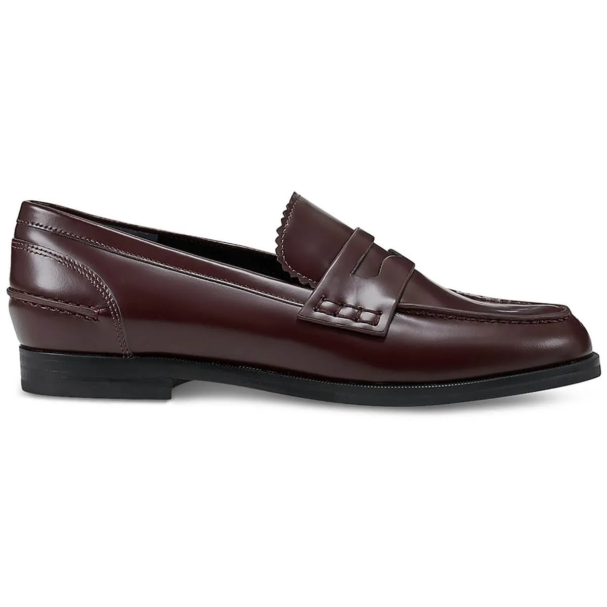 Marc Fisher LTD Women's Milton Moccasin, Dark Red Leather, 9.5