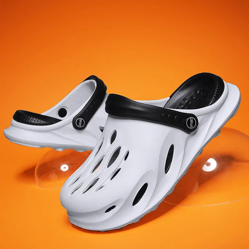 Men’s Baotou Slippers – Summer Driving & Beach Sandals