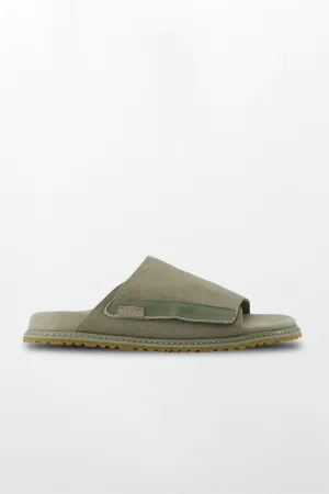 Men's Danilo Slide Sandal in Vetiver Grey