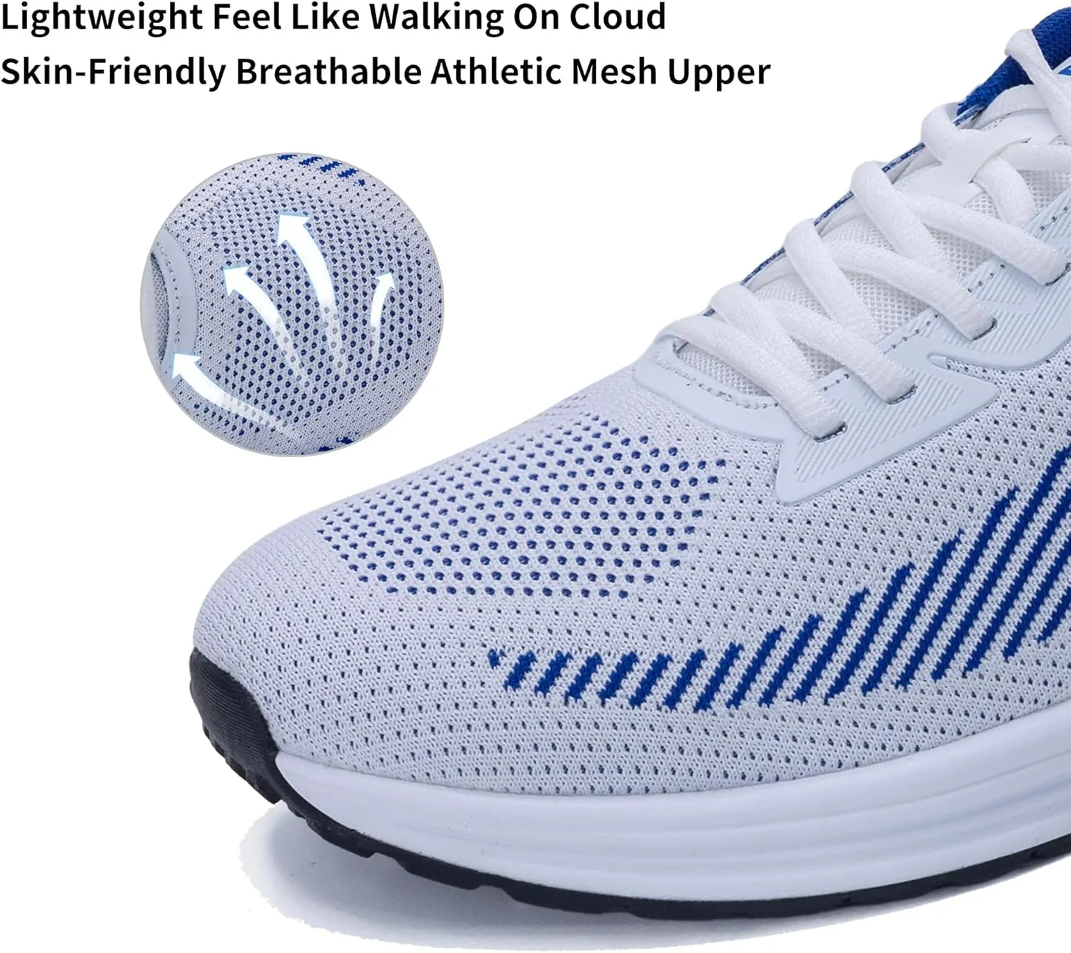 Men's Running Shoes Air Athletic Tennis Breathable Walking Sneakers Gym Training Comfortable Outdoor Sports Shoes US 7-13