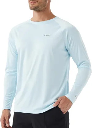 Men's Sun Protection Shirts UV SPF UPF 50  Long Sleeve Rash Guard Fishing Running Swim Quick Dry Lightweight
