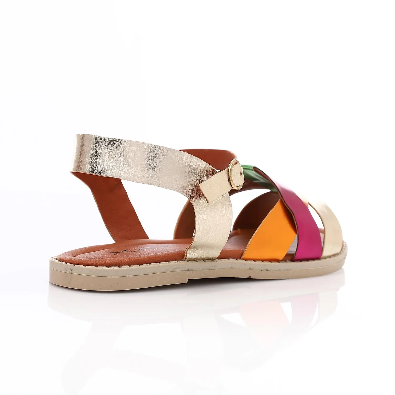 Metallic Flat Sandal for Girls