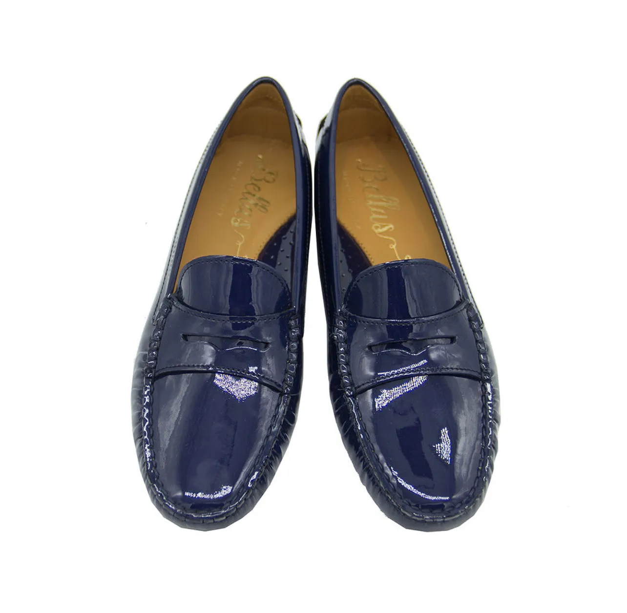 Moccasin Lack Blu