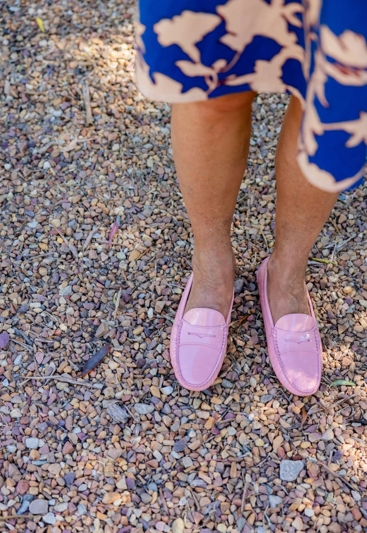 Moccasin Lack Rosa